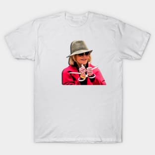 Jane Fonda Cuffed Fire Drill Friday T-Shirt